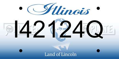 I42124Q Illinois License Plate