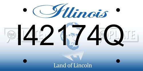 I42174Q Illinois License Plate