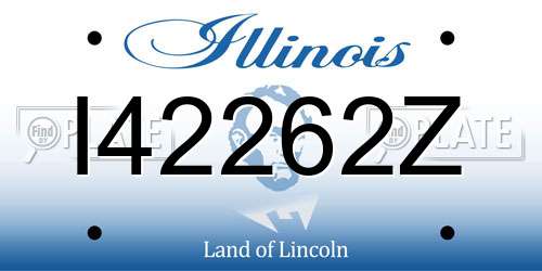 I42262Z Illinois License Plate