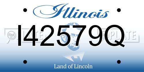 I42579Q Illinois License Plate