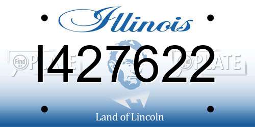 I427622 Illinois License Plate