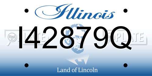 I42879Q Illinois License Plate