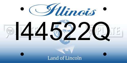 I44522Q Illinois License Plate