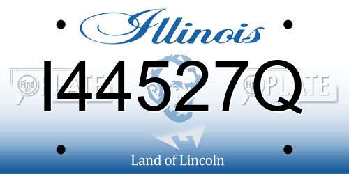 I44527Q Illinois License Plate