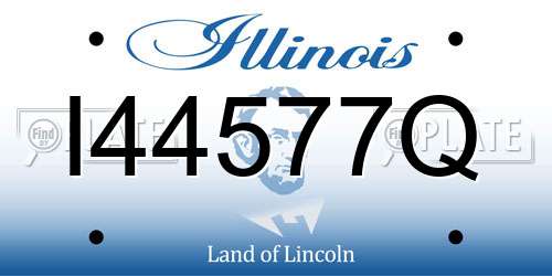 I44577Q Illinois License Plate