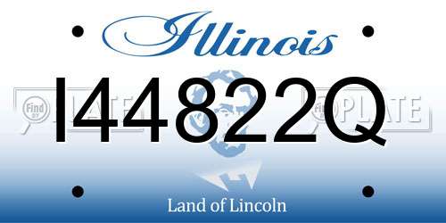 I44822Q Illinois License Plate