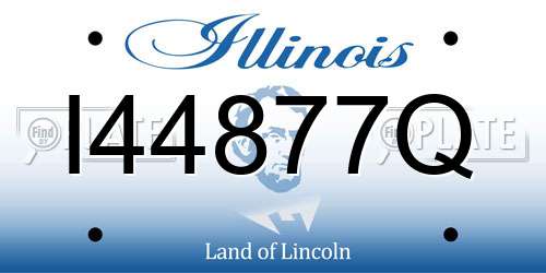 I44877Q Illinois License Plate