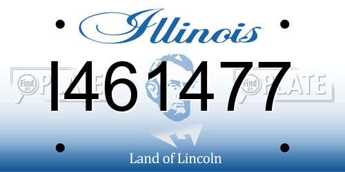 I461477 Illinois License Plate
