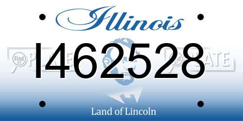 I462528 Illinois License Plate
