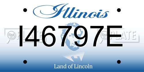 I46797E Illinois License Plate