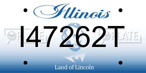 I47262T Illinois License Plate