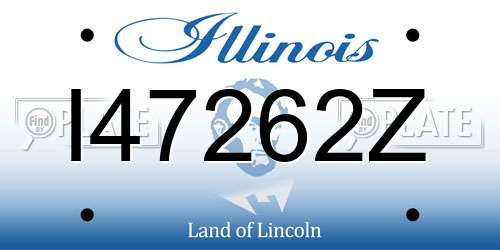I47262Z Illinois License Plate