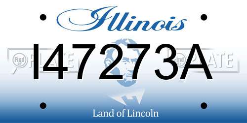 I47273A Illinois License Plate