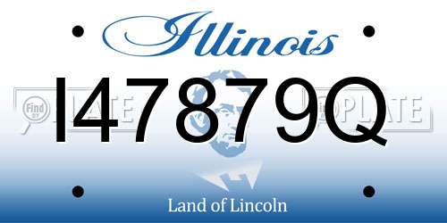 I47879Q Illinois License Plate
