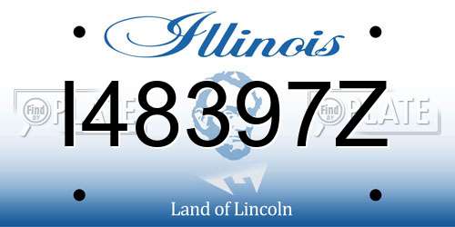 I48397Z Illinois License Plate