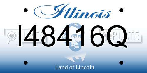 I48416Q Illinois License Plate