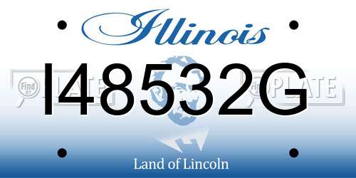 I48532G Illinois License Plate