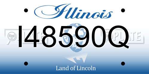 I48590Q Illinois License Plate