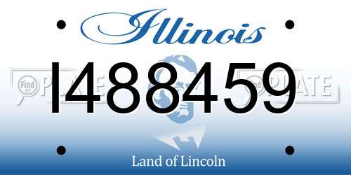 I488459 Illinois License Plate