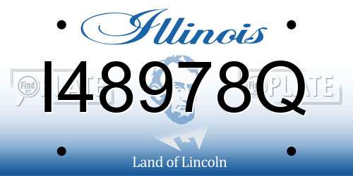 I48978Q Illinois License Plate