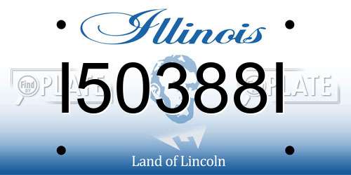 I50388I Illinois License Plate
