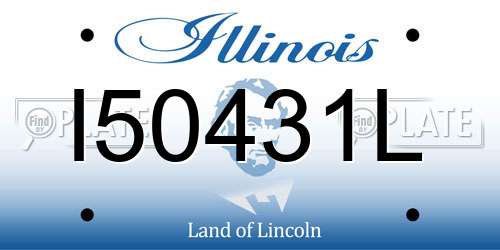 I50431L Illinois License Plate