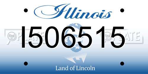 I506515 Illinois License Plate