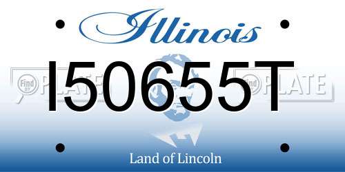 I50655T Illinois License Plate