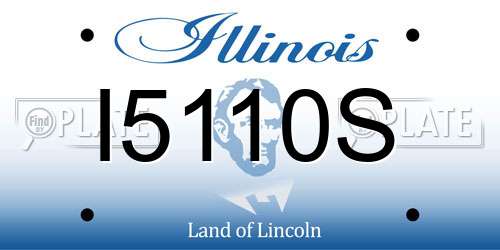 I5110S Illinois License Plate