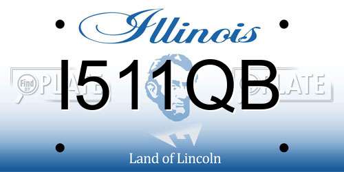 I511QB Illinois License Plate