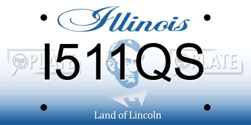 I511QS Illinois License Plate