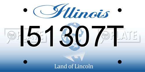 I51307T Illinois License Plate