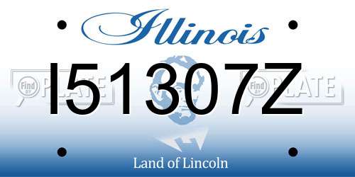 I51307Z Illinois License Plate
