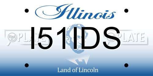 I51IDS Illinois License Plate