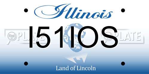 I51IOS Illinois License Plate