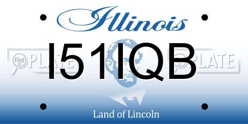 I51IQB Illinois License Plate