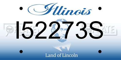 I52273S Illinois License Plate