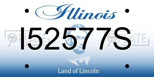 I52577S Illinois License Plate