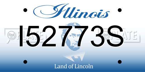 I52773S Illinois License Plate