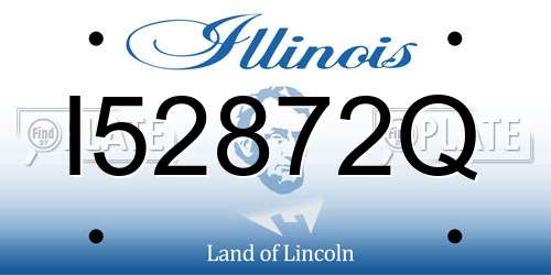 I52872Q Illinois License Plate