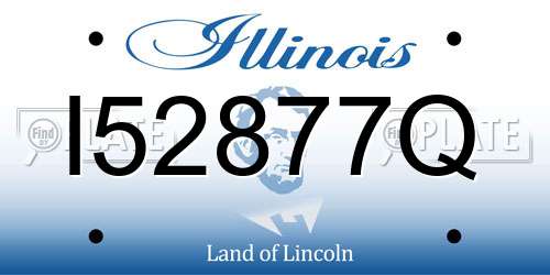 I52877Q Illinois License Plate