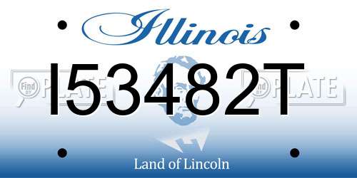 I53482T Illinois License Plate
