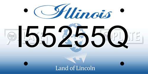 I55255Q Illinois License Plate