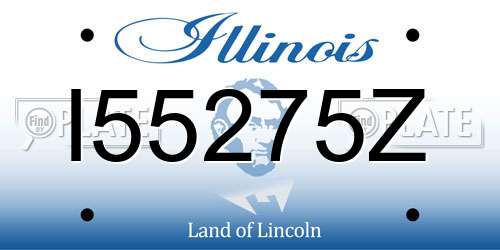 I55275Z Illinois License Plate