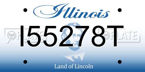I55278T Illinois License Plate