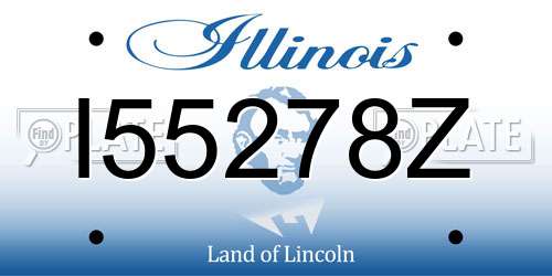 I55278Z Illinois License Plate