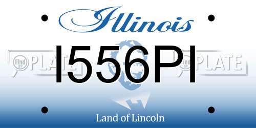 I556PI Illinois License Plate