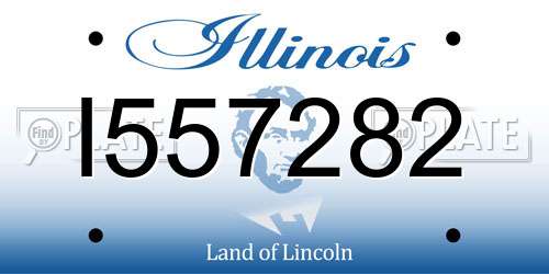 I557282 Illinois License Plate
