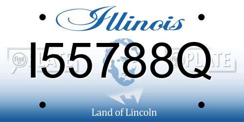 I55788Q Illinois License Plate