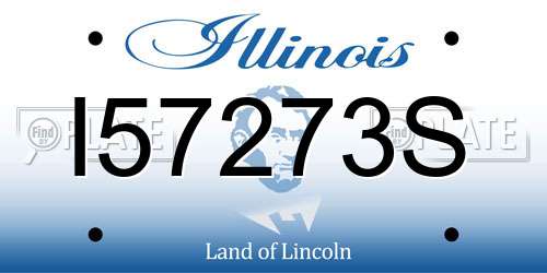 I57273S Illinois License Plate